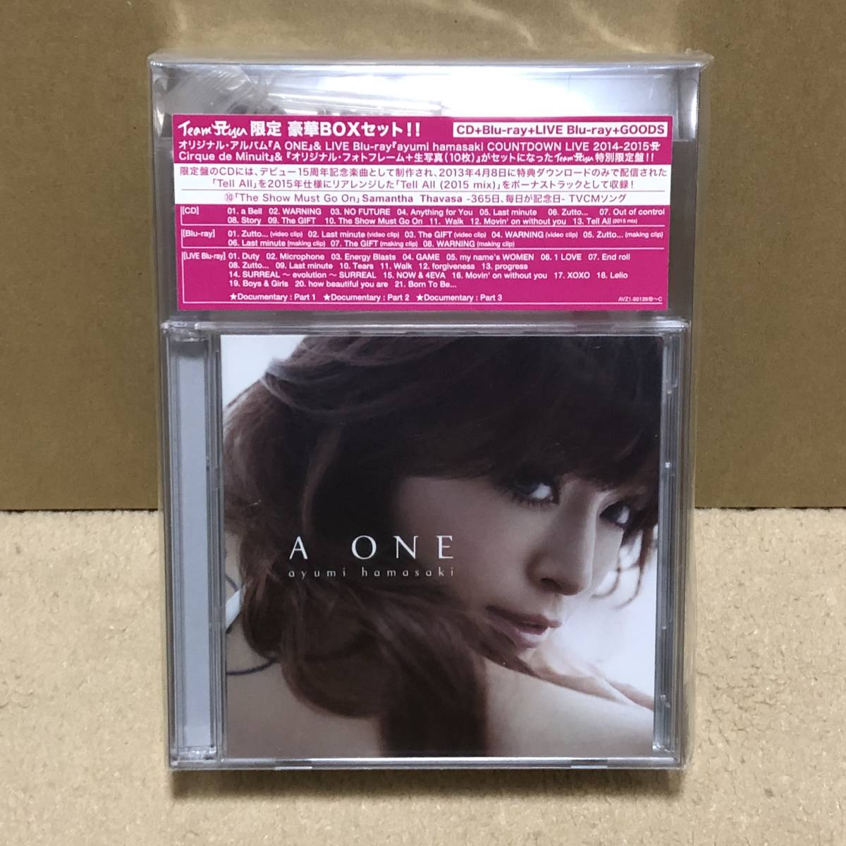 浜崎あゆみ A ONE TA限定盤 CD Blu-ray GOODS-