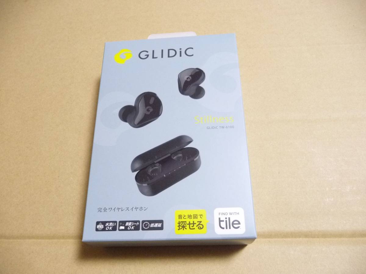 新品未開封 GLIDiC グライディック 完全ワイヤレスイヤホン GLIDiC TW-6100 [GL-TW6100-BK/ノイキャン/外音取込み/極上フィット]  保証付｜PayPayフリマ