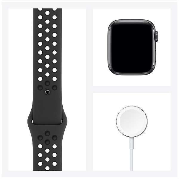 ◆新品未開封 アップル Apple Watch Nike Series 6（GPS + Cellularモデル）【M07E3J/A】[-40mmアルミケース/黒Nikeスポーツバンド] 1点限_画像5