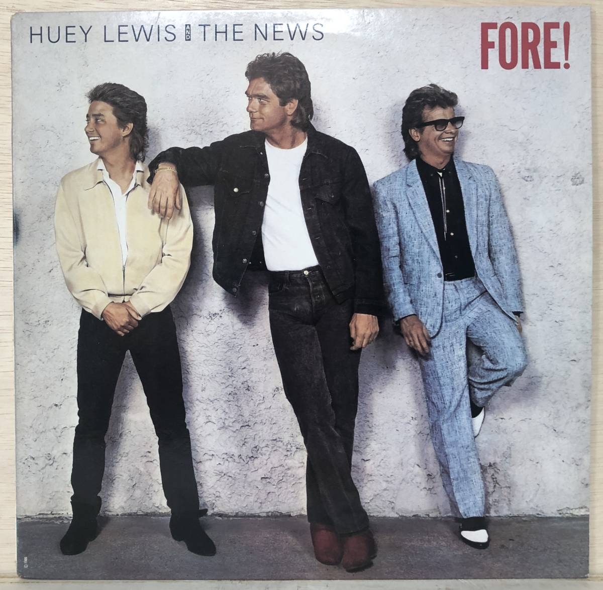 □□8-LP【00492】-【US盤】HUEY LEWIS AND THE NEWSヒューイ・ルイス&ザ・ニュース*『FORE!』_画像1