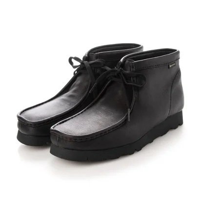 新品未使用 CLARKS WALLABEE GORE-TEX Black Leather サイズ27cm（EU43）クラークス ワラビー_画像1