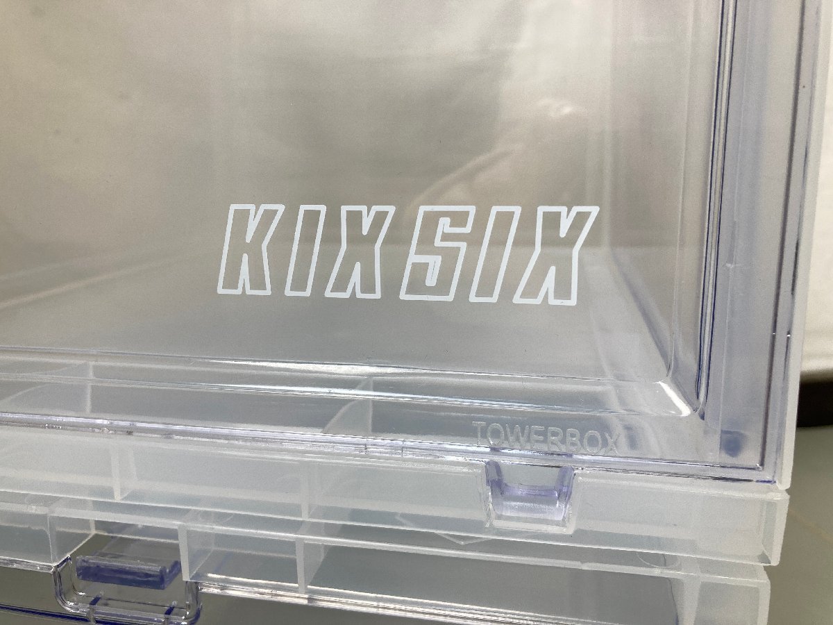 KIX SIX キックスシックス TOWER BOX タワーボックス スモール ロゴ シューズ コレクション ボックス ショーケース 2個セット_画像5