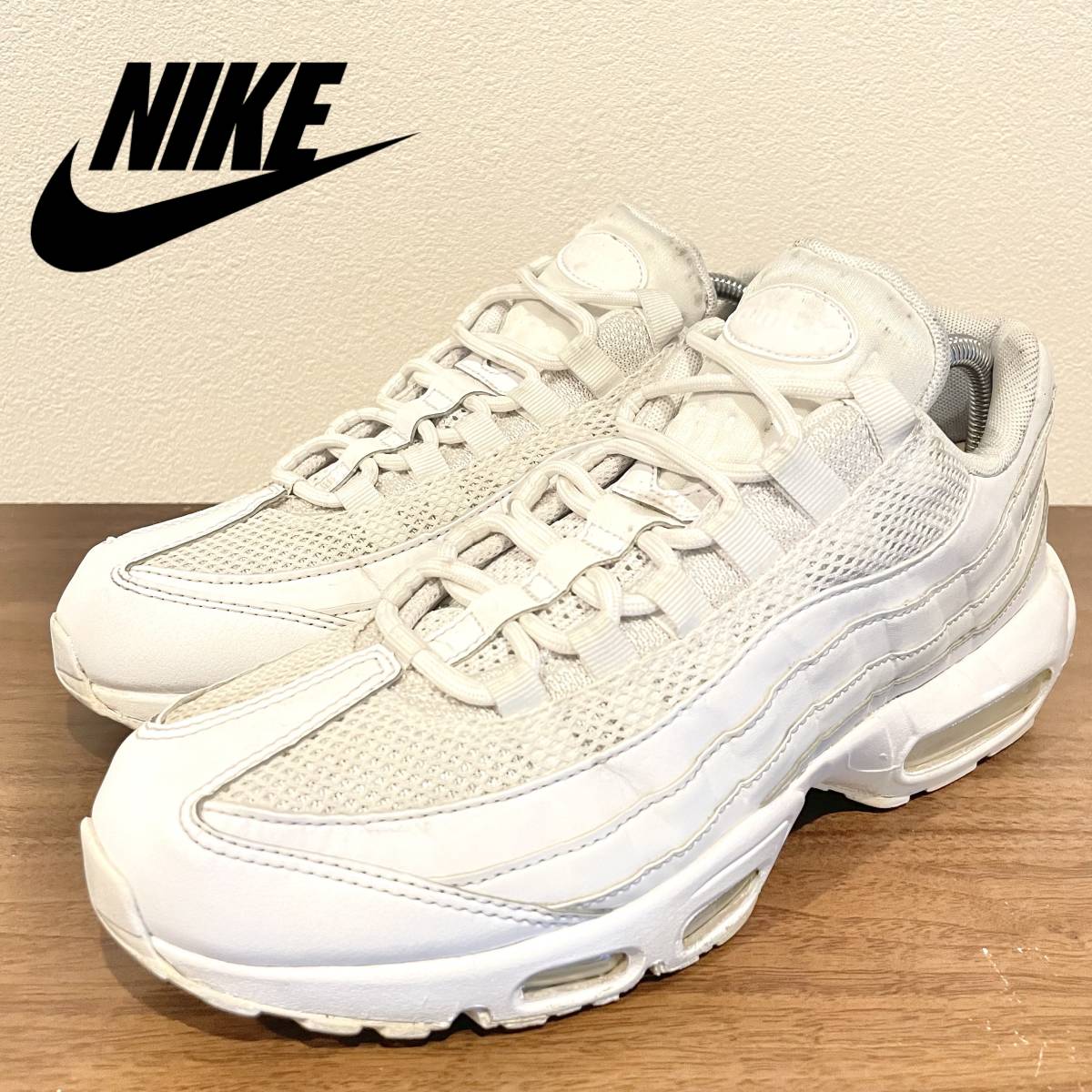 NIKE W AIR MAX 95 WHITE ナイキ エア マックス ホワイトローカット