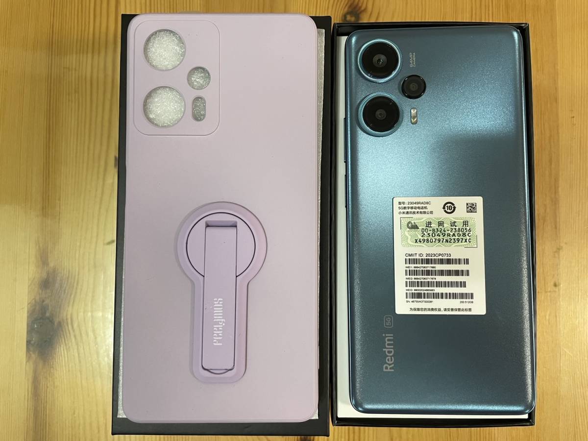 新品 Redmi Note 12 Turbo 12+512 国際ROM導入済み ブルー おまけ付き