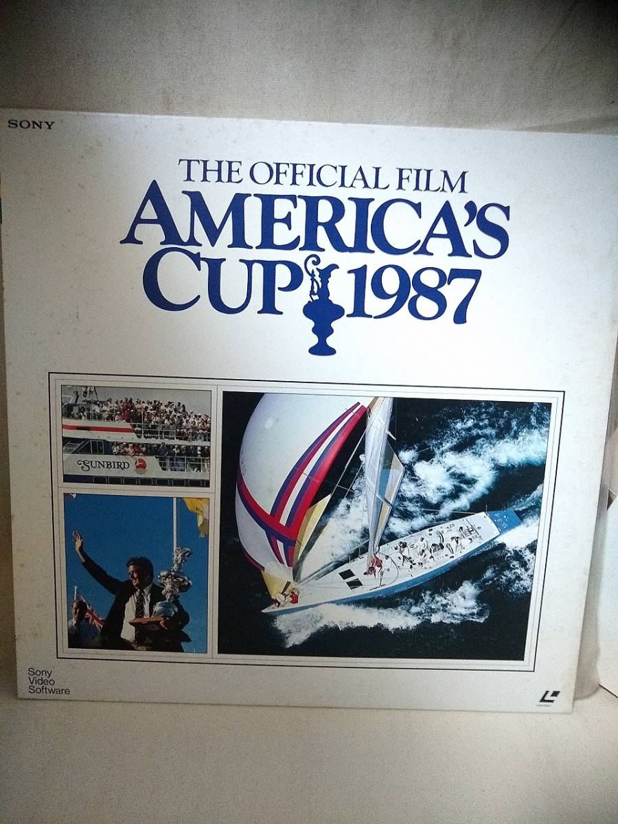 L9205 LD* laser disk AMERICA\'S CUP 1987 THE OFFICIAL FILM yacht race 