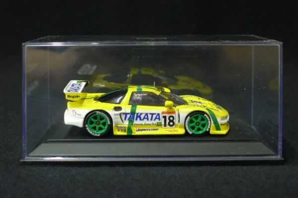 T224 EBBRO エブロ HONDA NSX JGTC TAKATA DOME'01 イエロー スケール1/43 ミニカー 玩具/60_画像8