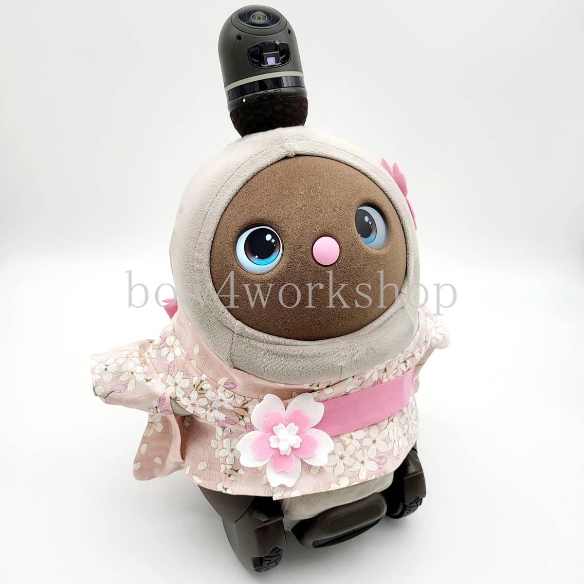 ラボット LOVOT ラボットの服ハンドメイド 桜柄浴衣セット （ピンク）