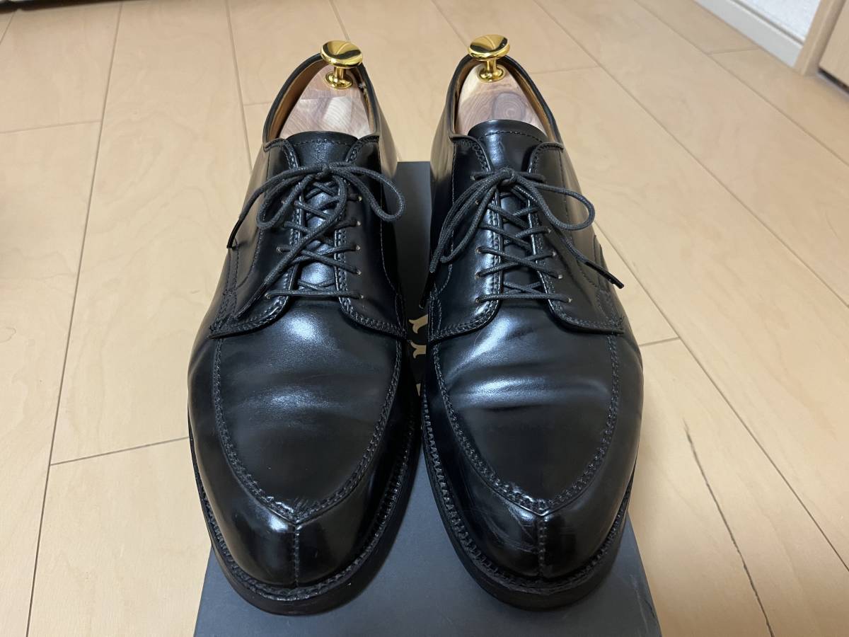 ALDEN オールデン 87977 ブラックコードバンVチップ 7E Leather Soul