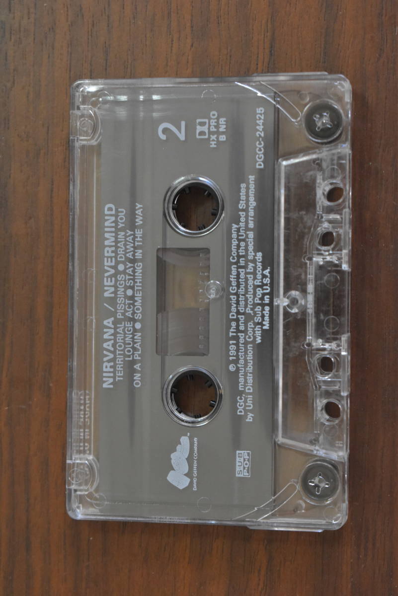  カセットテープ / US オリジナル NIRVANA - NEVERMIND ネバーマインド ニルバーナ_画像6