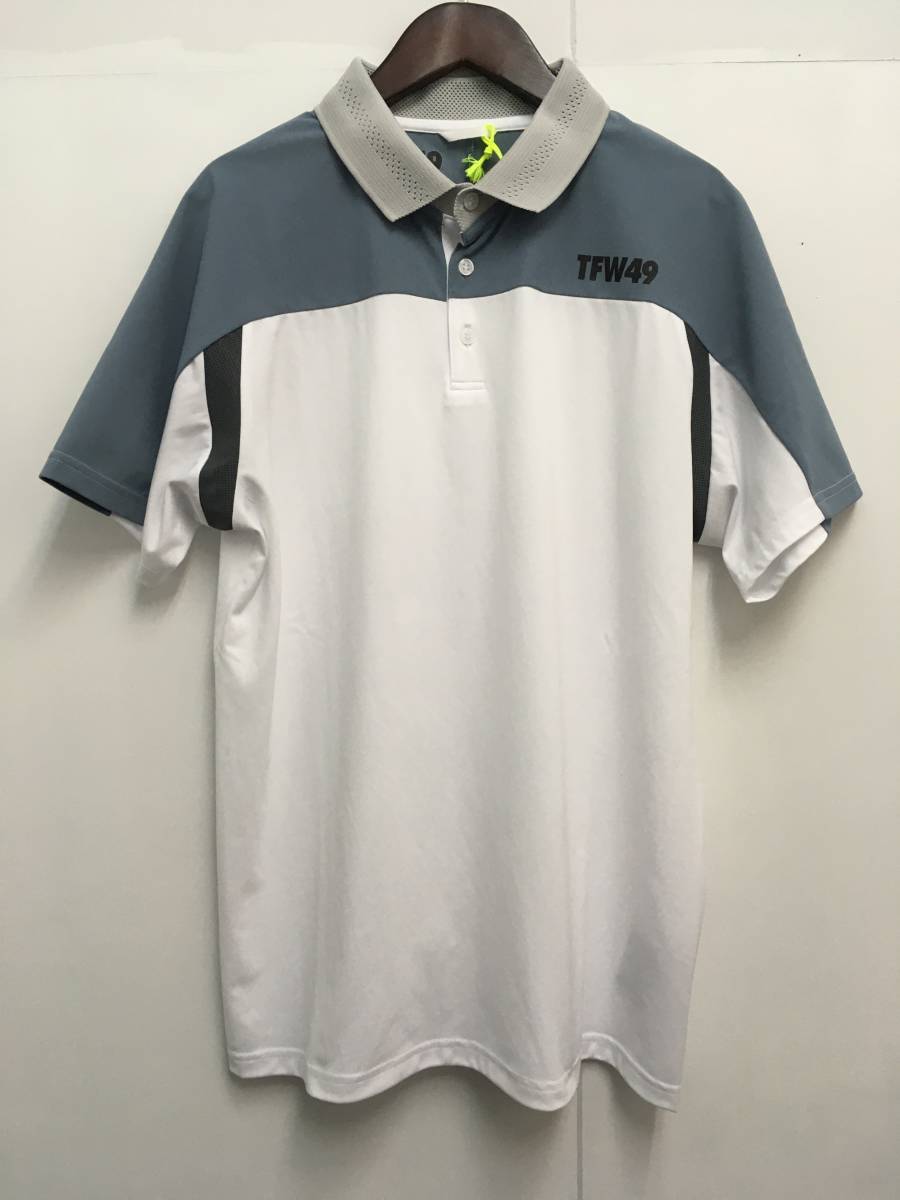 即納】 TFW49 ゴルフウェア サイドメッシュポロ 半袖 ポロシャツ
