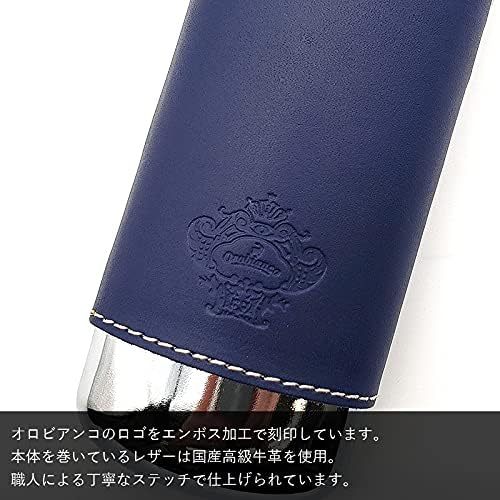  Orobianco! high class glasses case navy glasses case hard case simple present present gift leather product . please enjoy!