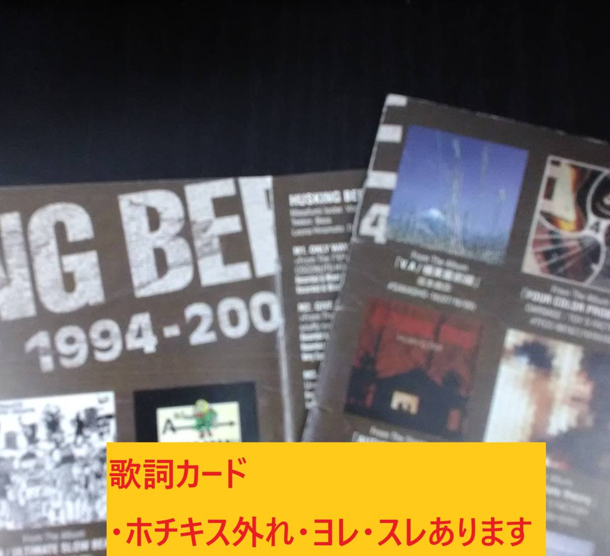 万1 08879 HUSKING BEE/ANTHOLOGY 1994-2004 , ハスキング・ビー/アンソロジー [CD] ※歌詞カードにホチキス外れ等、ケースにヒビ割れあり_画像6