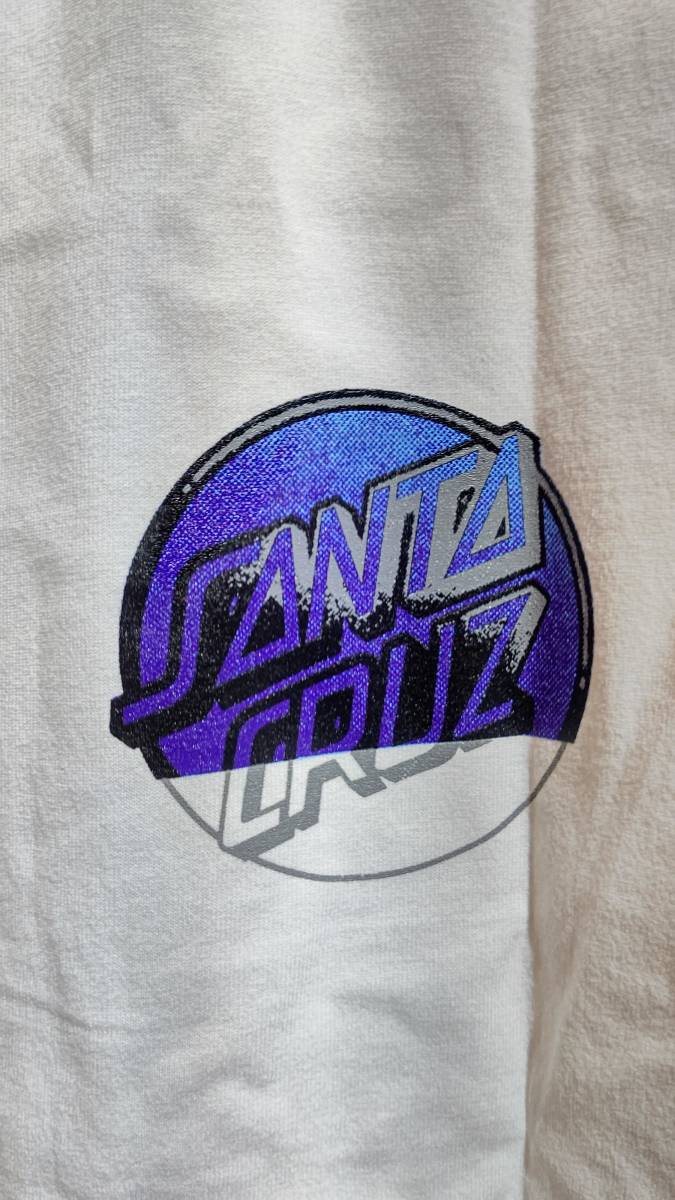 サンタクルーズ（SANTA CRUZ）・Lサイズ・スケーター系Ｔシャツ・新品・入荷・白・激安超特価・⑤_画像4