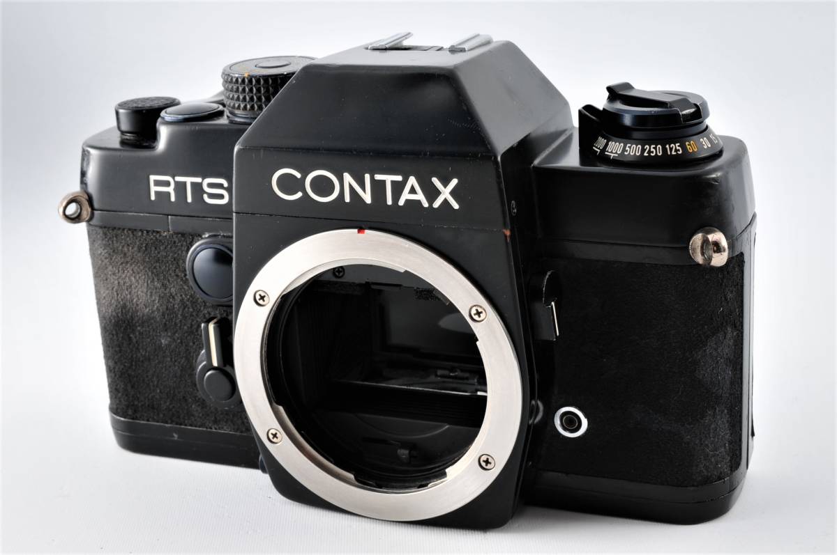【光学美品】Contax コンタックス RTS 35mm MF SLR Film Camera Black Body ＃125B