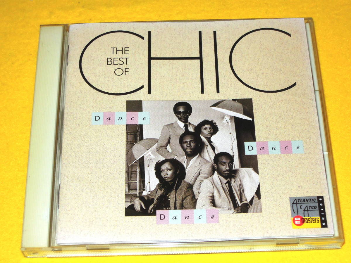 シック 日本盤 CD THE BEST OF CHIC ベスト・オブ・シック AMCY-349 ナイル・ロジャース バーナード・エドワーズ_画像1