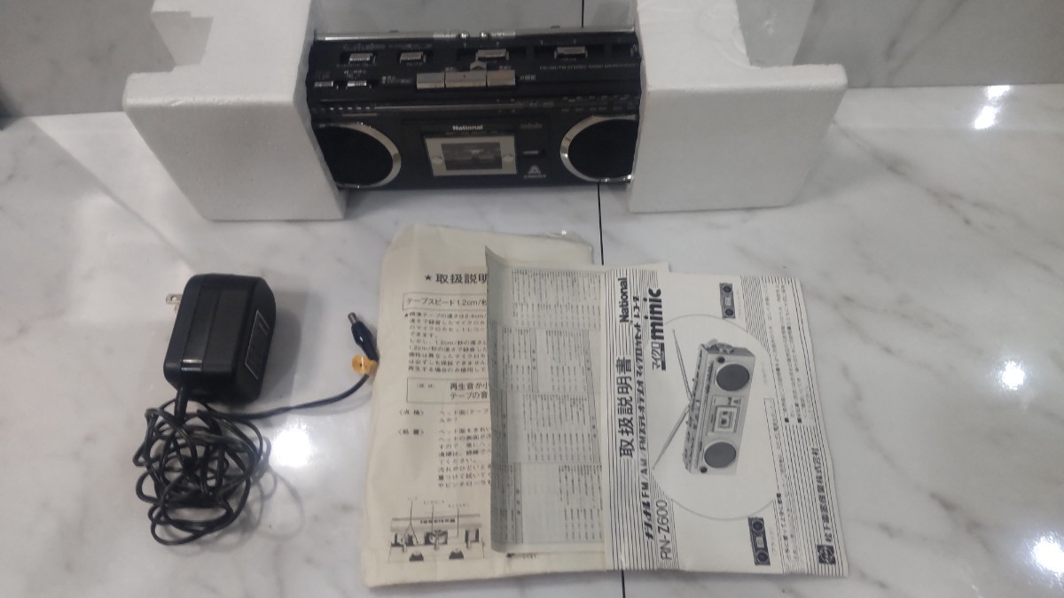 National RN-Z600 minic マイクロミニック ステレオ ラジオ