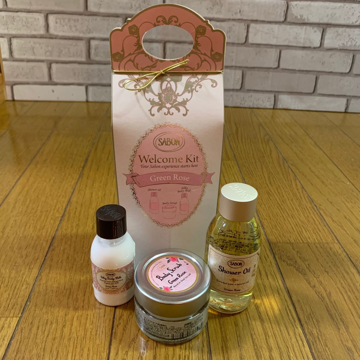 SABON Welcome Kit Green Rose - ボディ・フェイスケア