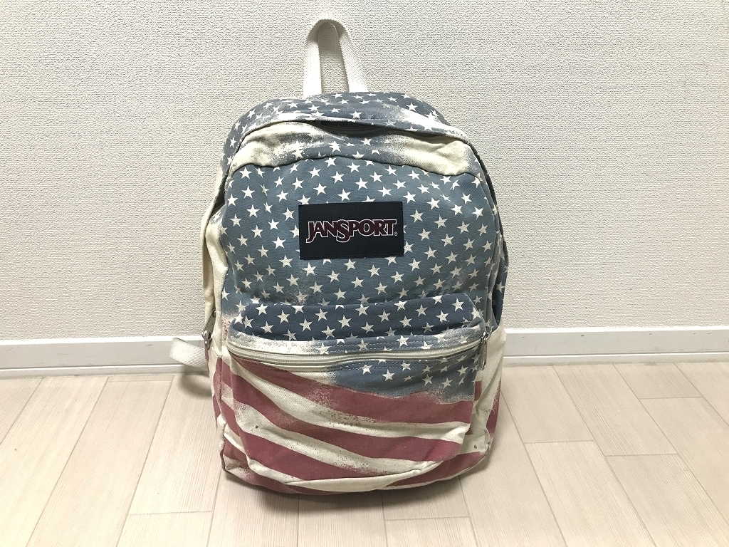 ジャンスポーツ　JanSport 　リュック　アメリカ国旗