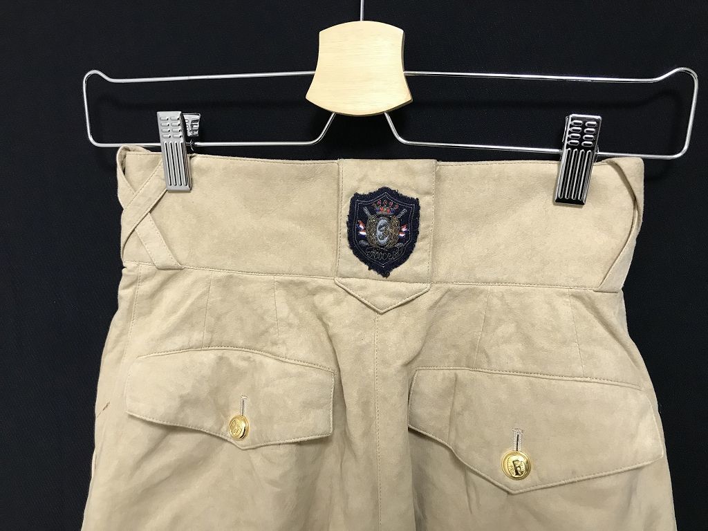 FOXEY GOLF CLUB キュレットパンツ ワイドパンツ ボトムス スカート風フォクシー ベージュ *4_画像3