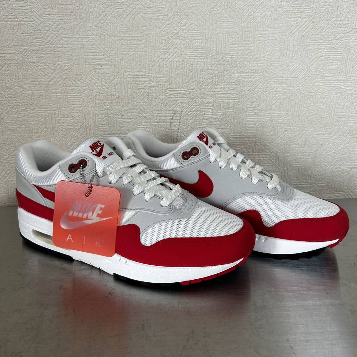 未使用 NIKE AIR MAX 1 ANNIVERSARY RED 2017 エア マックス1 アニバーサリー レッド