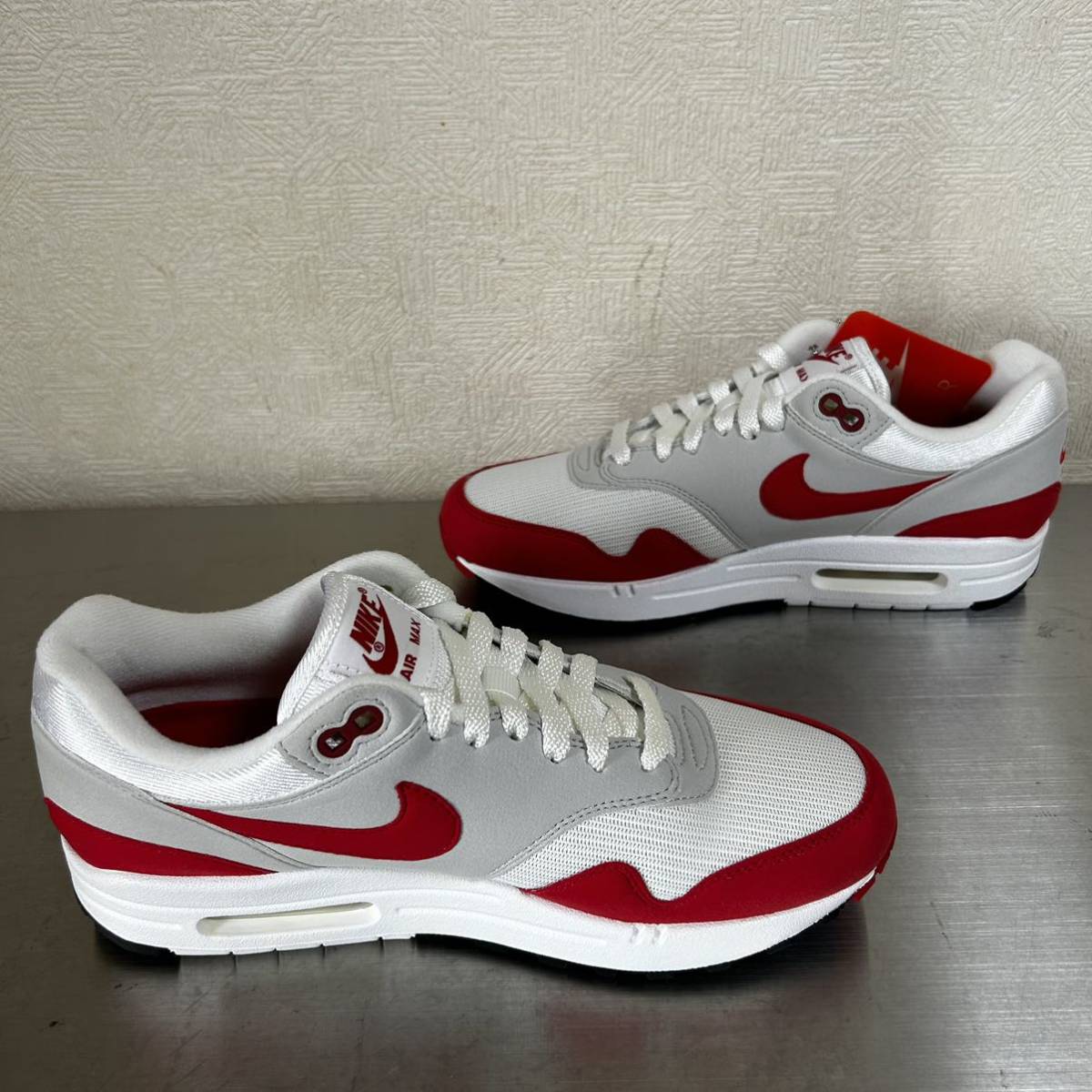 未使用 NIKE AIR MAX 1 ANNIVERSARY RED 2017 エア マックス1 アニバーサリー レッド