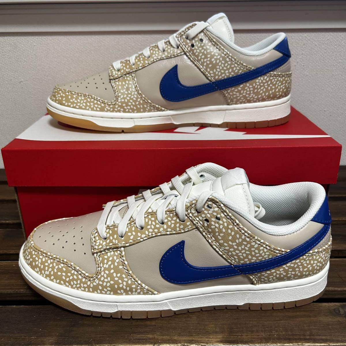 未使用 NIKE DUNK LOW MONTREAL BAGEL SESAMI ナイキ ダンク ロー モントリオール ベーグル セサミ_画像2