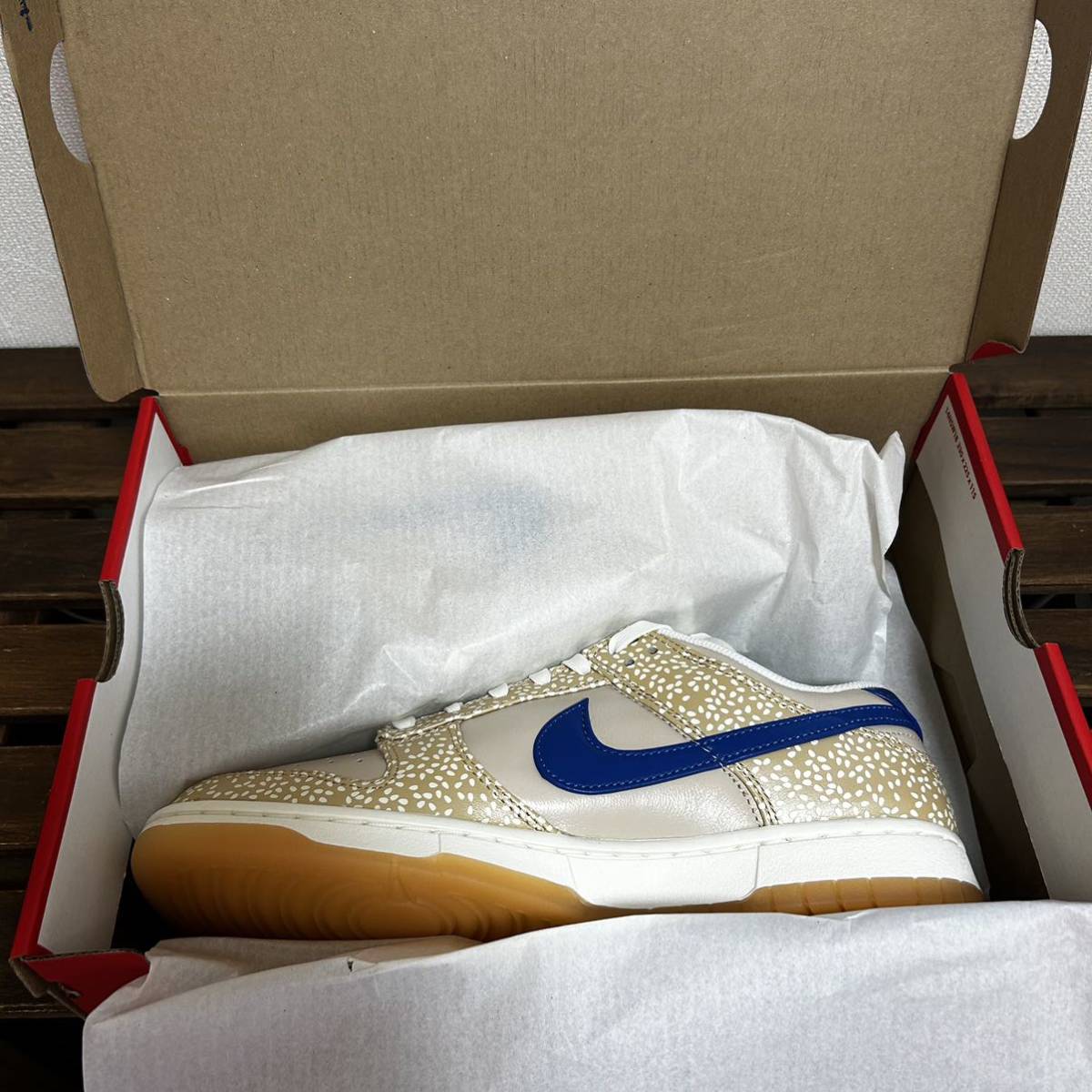 未使用 NIKE DUNK LOW MONTREAL BAGEL SESAMI ナイキ ダンク ロー モントリオール ベーグル セサミ_画像9