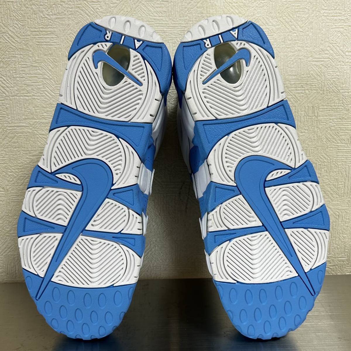 未使用 NIKE AIR MOREUPTEMPO UNIVERSITY BLUE ナイキ エアモア アップテンポ ユニバーシティ ブルー_画像8