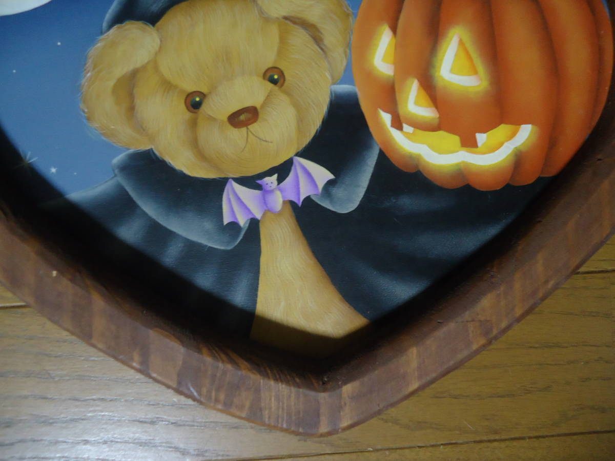 ♪作品整理♪トールペイント♪ハロウィン♪テディベア♪かぼちゃ♪ハート♪壁掛け♪完成品♪_画像7