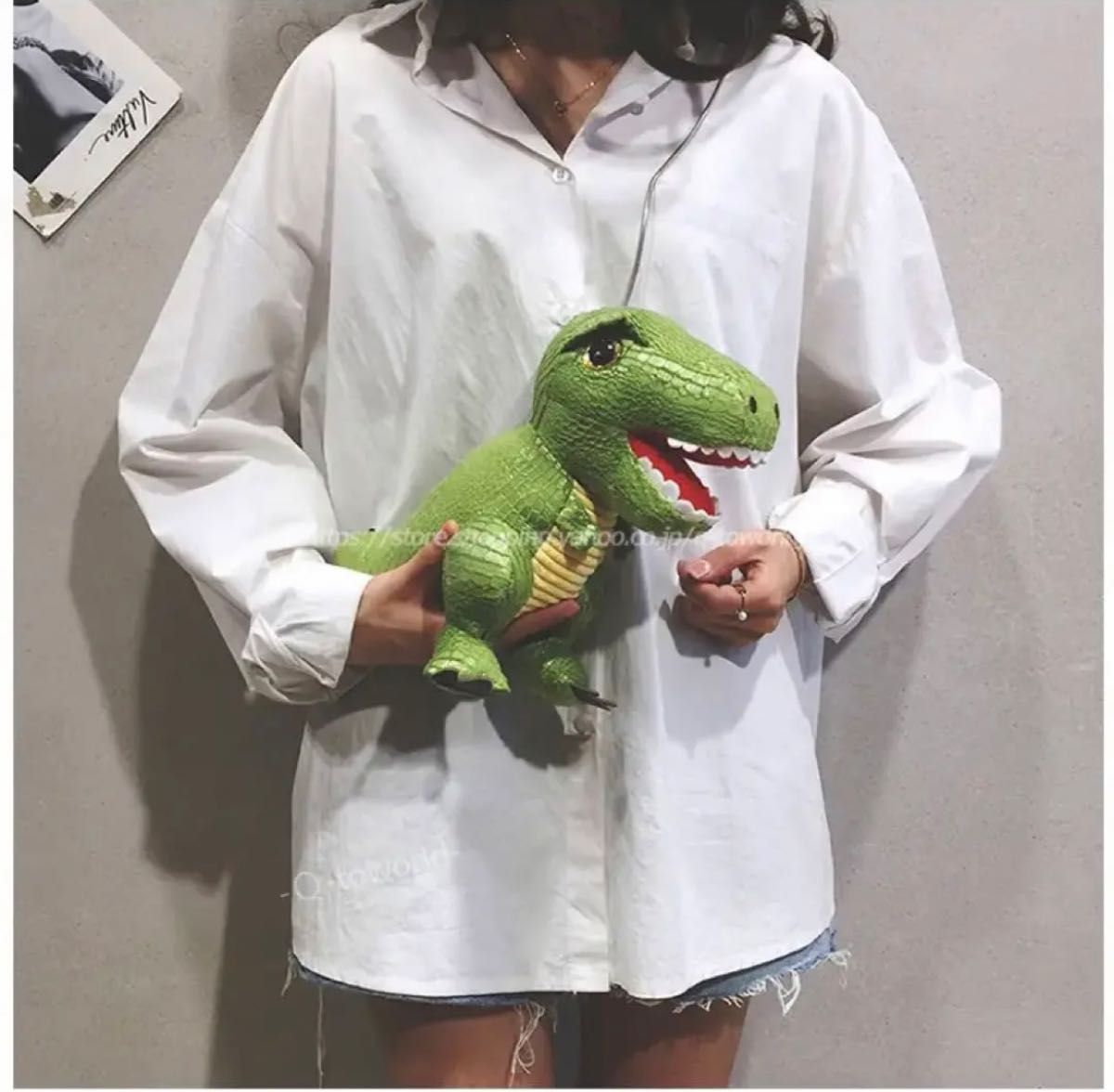 恐竜　可愛い　かっこいい デザインセンス  ショルダーバッグ　韓国ファッション