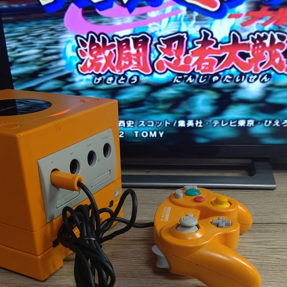 【動作確認済】 ゲームキューブ 本体 オレンジ ゲームボーイプレイヤー NintendoGAMECUBE GAMEBOY