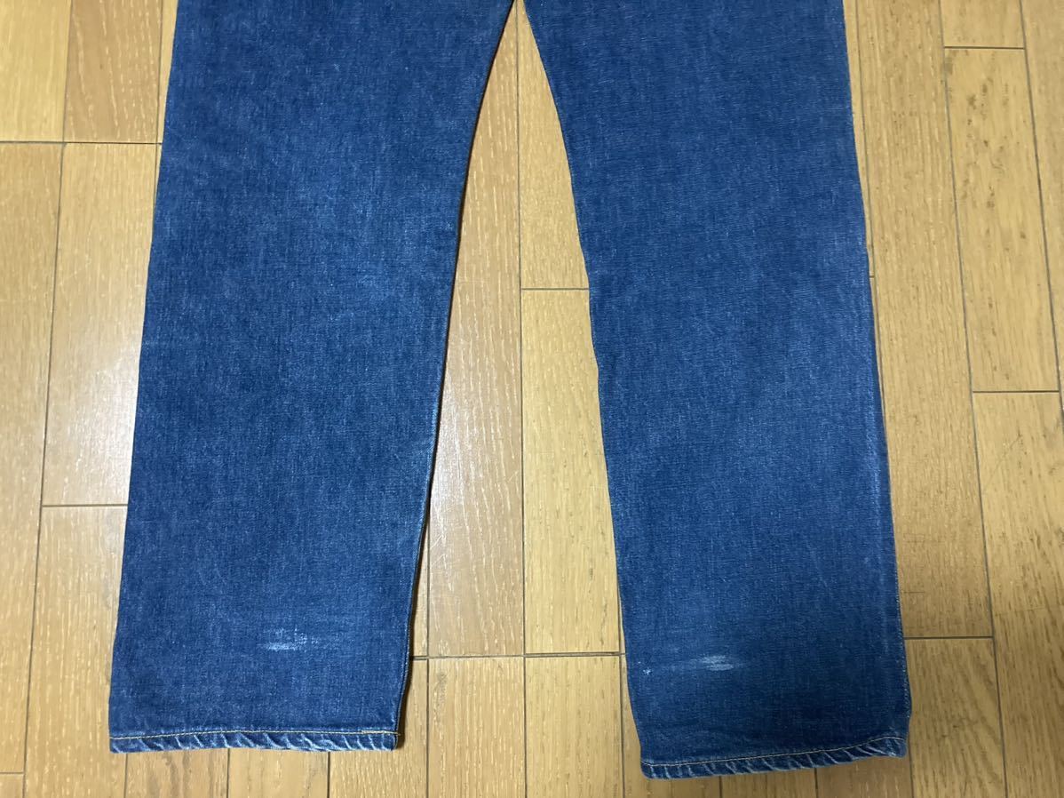 初期 EVIS デニムパンツ W33 L35 水牛パッチ アーキュエイト 初期 EVIS デニムパンツ W33 L35 水牛パッチ アーキュエイト