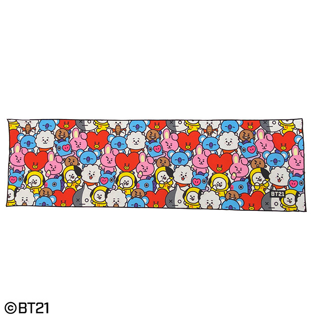 BT21getotuge The - contact cold sensation towel BTS bulletproof boy . van tongue LINE FRIENDS new goods free shipping 