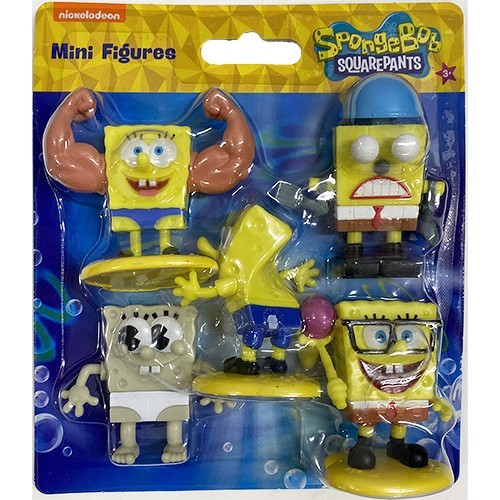 スポンジボブ ミニフィギュア 5個セット 17777 SpongeBob おもちゃ グッズ フィギュア 人形 キャラクター 輸入品 インポート_画像1