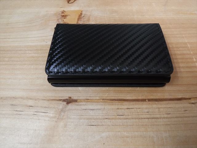 カードケース クレジットカード 磁気防止 スライド式 薄型 カーボン　RFID i68_画像5