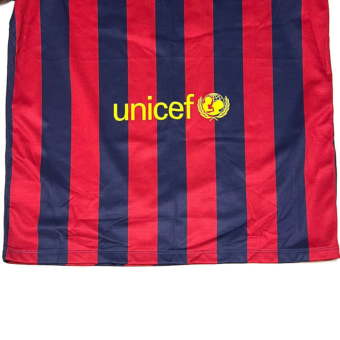 【送料無料】DEAD STOCK NIKE 2013-2014 FC BARCELONA ホーム フットボールシャツ vintage ユニフォーム フーリガン サッカーシャツ_画像6
