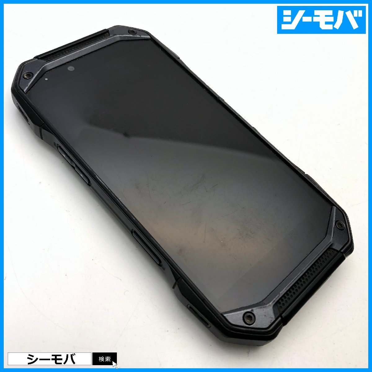 スマホ TORQUE G04 KYV46 SIMロック解除手続き済み au ブラック 中古 android アンドロイド RUUN12704_画像1