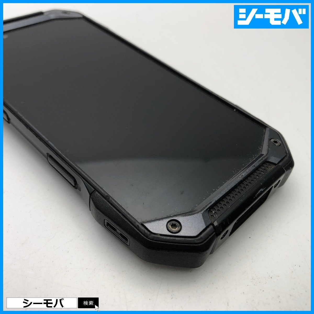 スマホ TORQUE G04 KYV46 SIMロック解除手続き済み au ブラック 中古