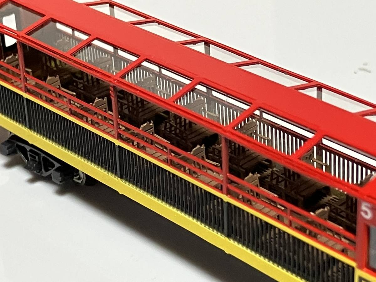 DE10-1104タイプ（TOMIX製改造）・嵯峨野トロッコ列車（金属