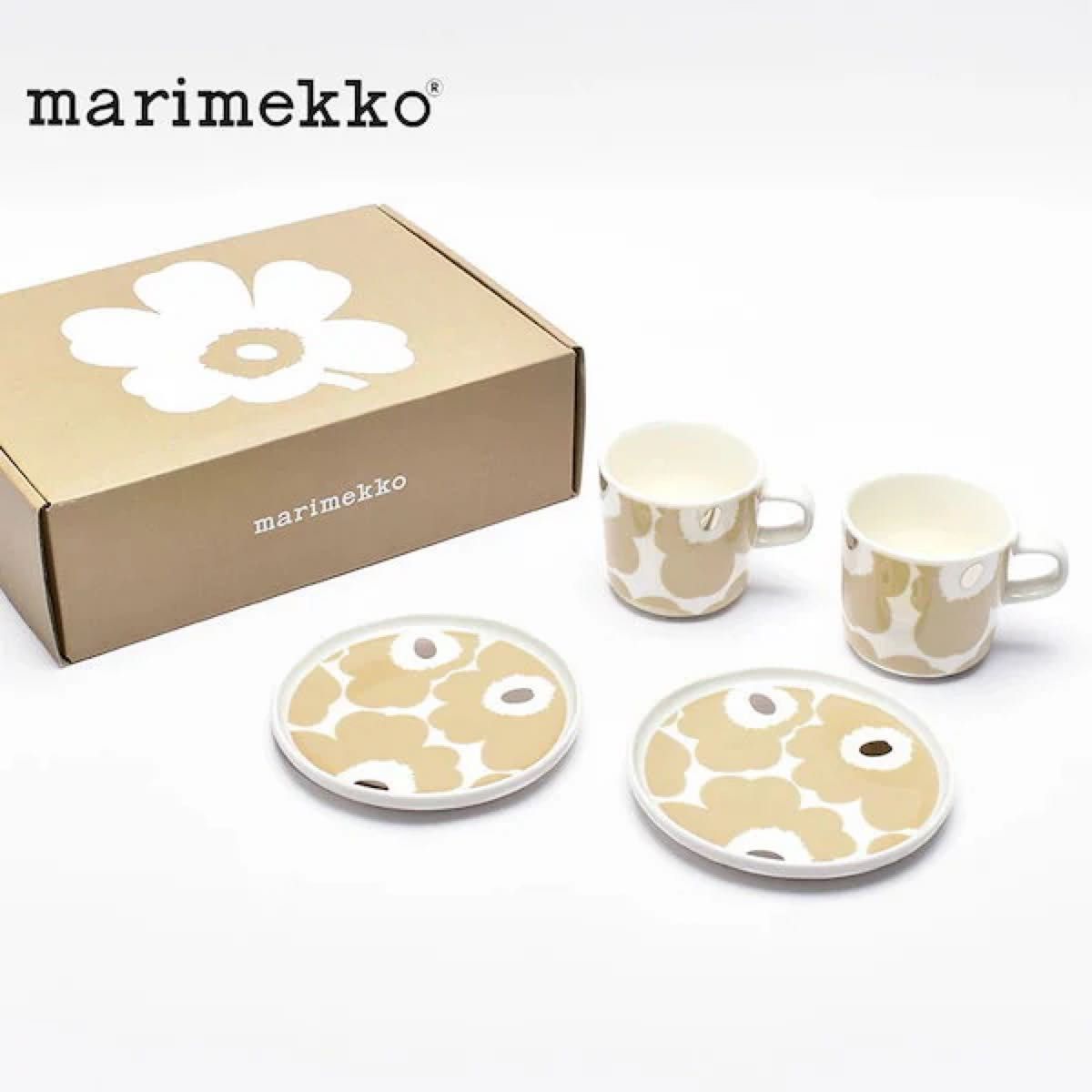 marimekko UNIKKO カップ＆プレートセット