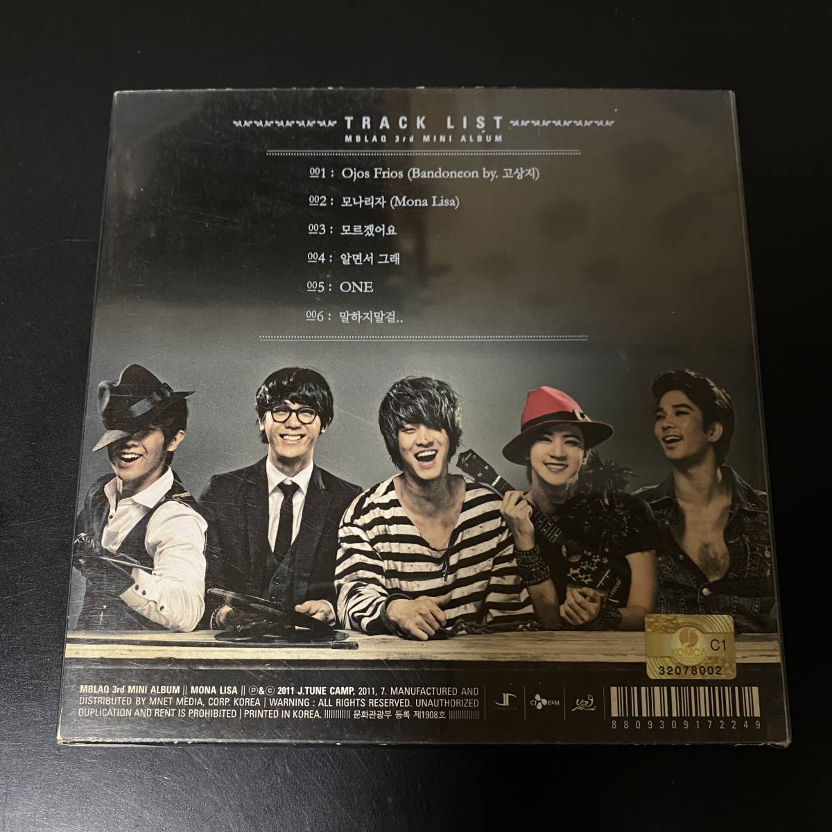 【即決】K-POP CD MBLAQ／MONA LISA_画像2