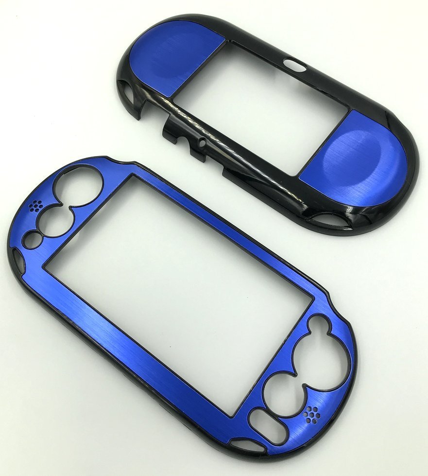 PS Vita2000(PCH-2000) специальный aluminium plate кейс ( голубой )