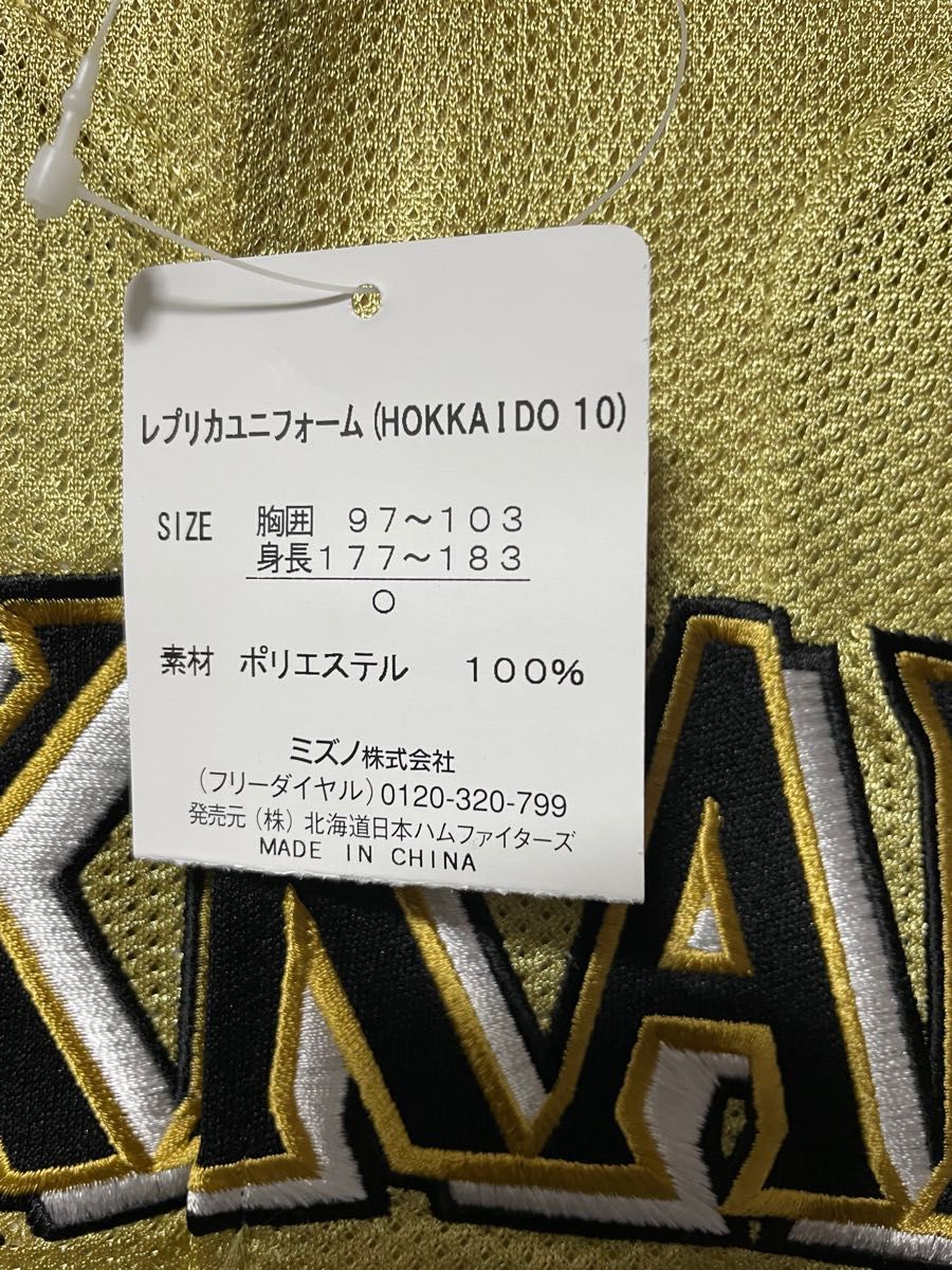 北海道日本ハムファイターズ WE LOVE HOKKAIDO 2010 ユニフォーム 41 稲葉篤紀 Oサイズ ミズノ