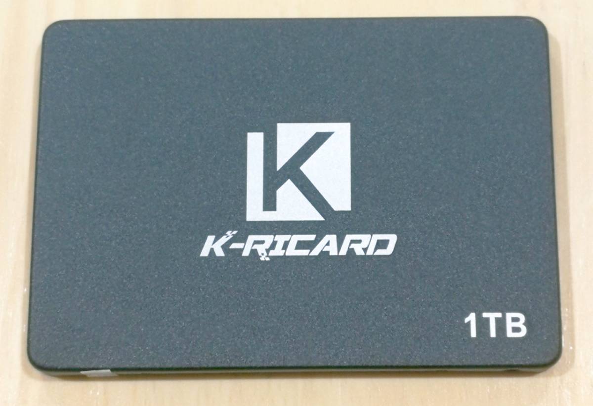 新品未使用SSD 1TB (1000GB) K-Ricard 2.5インチSATA3 TLC-NAND