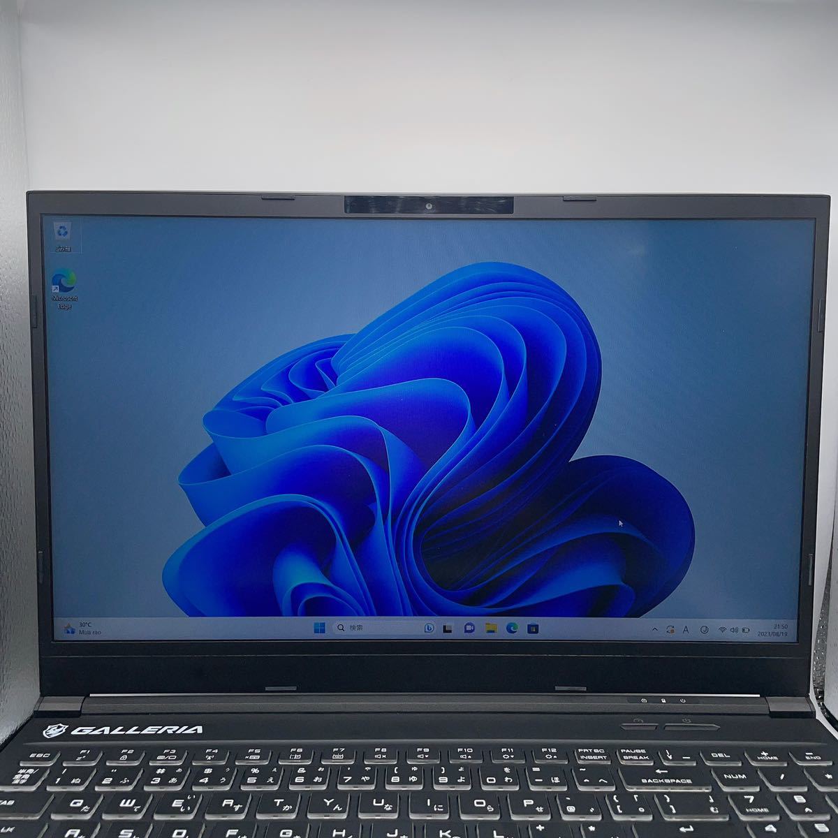 【中古品】GALLERIA GCL2060RGF5 Core i5 10300H/RTX2060/15.6インチ フルHD 144Hz/メモリ16GB/NVMe SSD 500GB