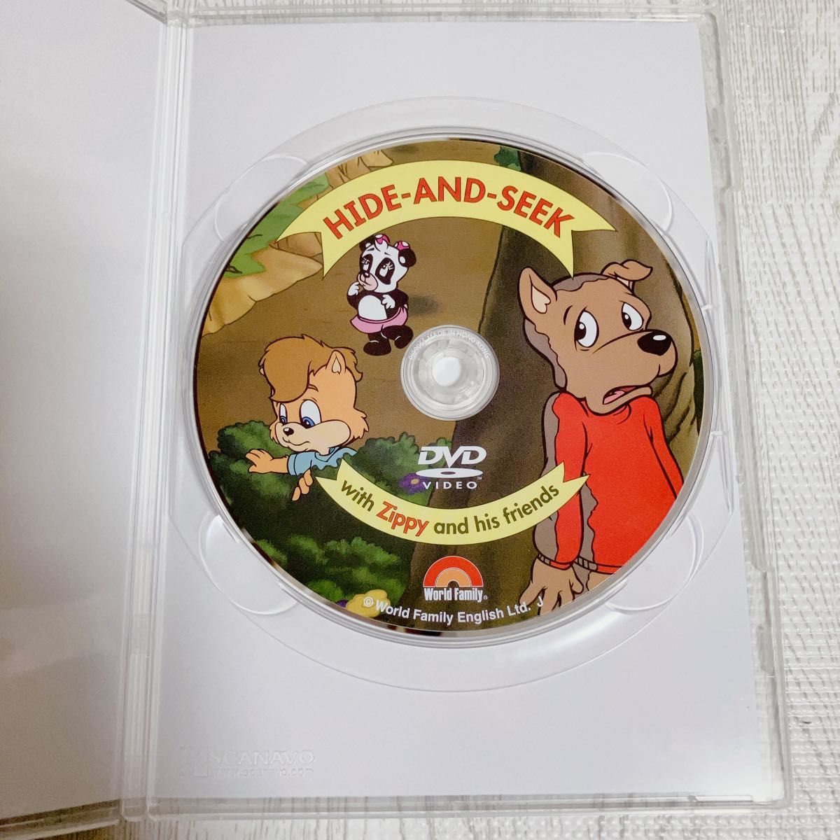 ディズニー英語システム　ワールドファミリー　 DVD Zippy and his friends 2枚セット