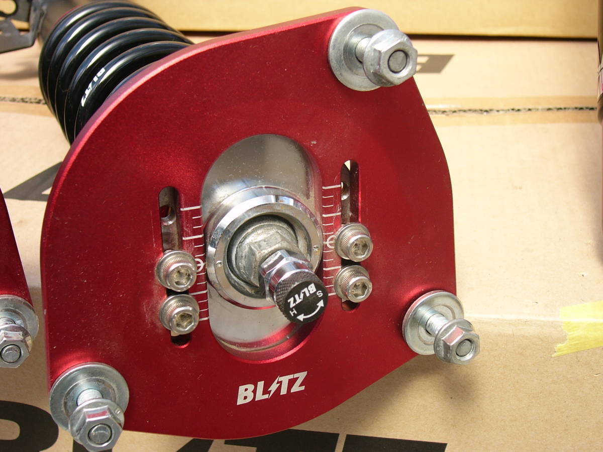 BLITZ閃電戰汽車諧波DAMPER ZZ-R K12三月 原文:BLITZ ブリッツ 車高調 DAMPER ZZ-R　Ｋ12　マーチ