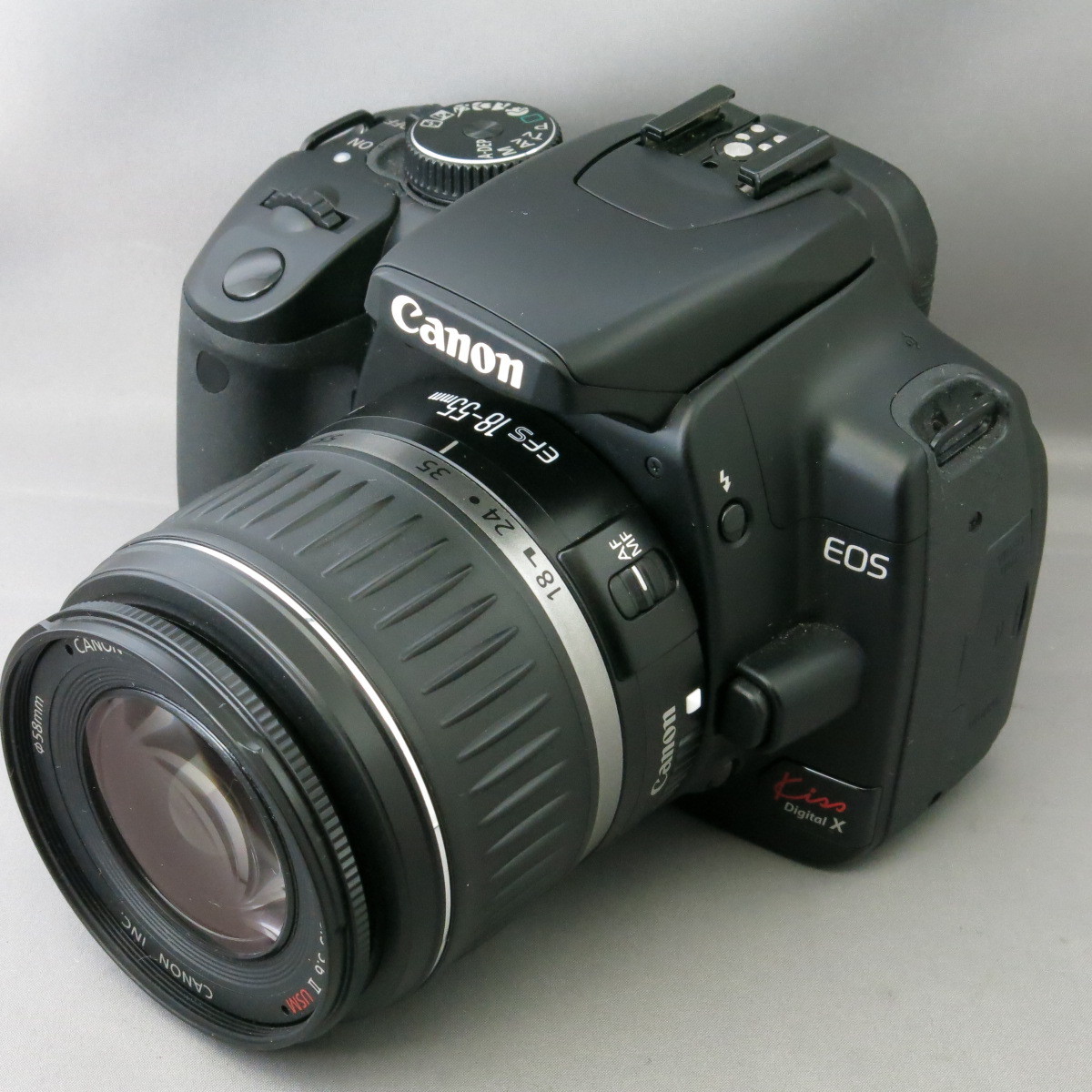 Canonキャノン　キヤノン　EOS KISS DIGITAL X EF-S18-55mmF3.5-5.6II USM　★NO.7381_画像2