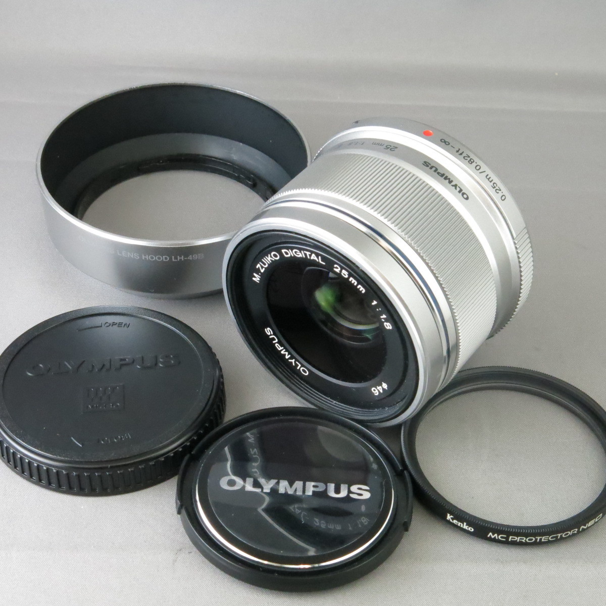 国産】 OLYMPUSオリンパス M.ZUIKO DIGITAL25mmF1.8シルバー マイクロ