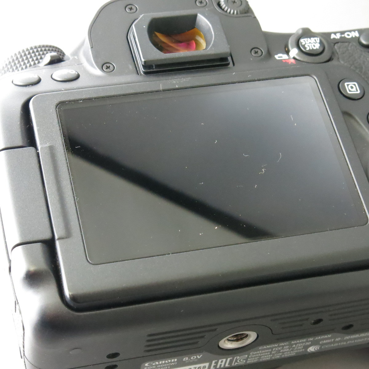最初の Canonキャノン キヤノン EOS80D ☆NO.7476 キヤノン